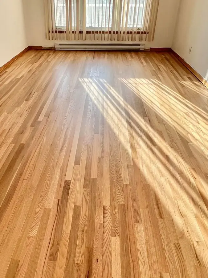 Hardwood floor refinishing